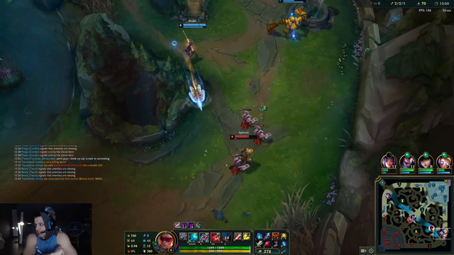 tyler1 coaching a scared little boy 