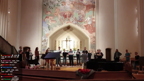 Jinny gets to hear church choir rehearsal