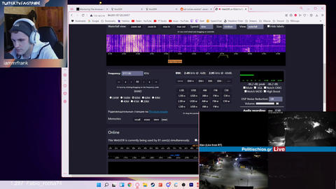 Twitch streamer finds Russian military frequency on stream!