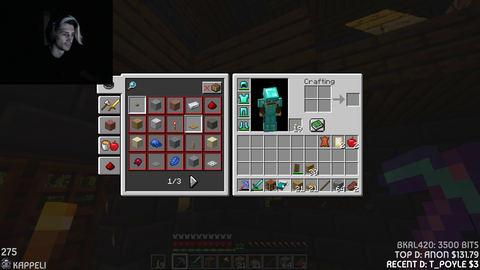 xQc's Minecraft house sets on fire