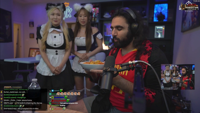 Master Esfand is not satisfied with his maids