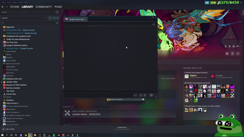 Poke calling vigor on steam