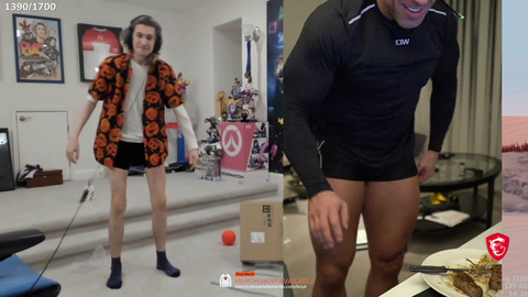 Knut does a side-by-side leg comparison with xQc