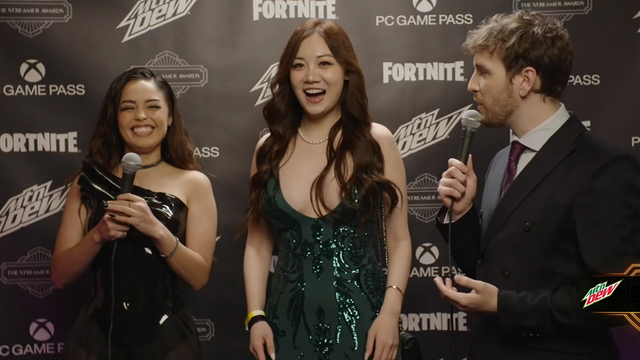 Fanfan keeps getting distracted by Valkyrae's dress