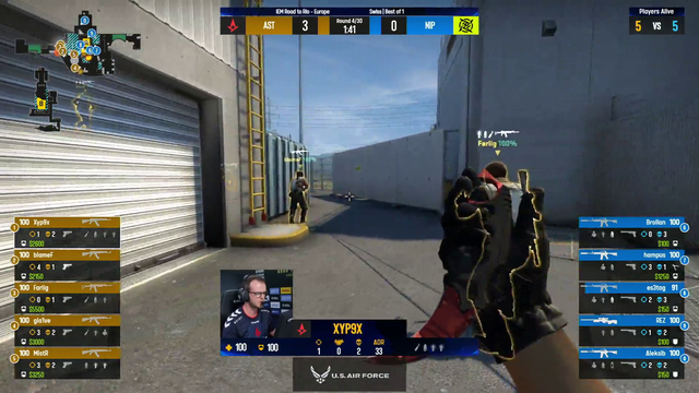 CS caster goes outta pocket