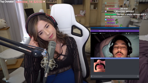 Pokimane asks Greek if he is passionate for reacting.