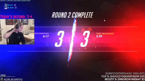 xqc loses it