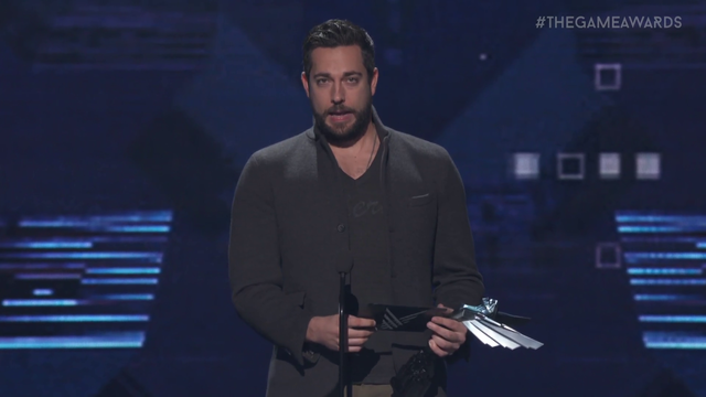 Zachary Levi roasts EA at The Game Awards