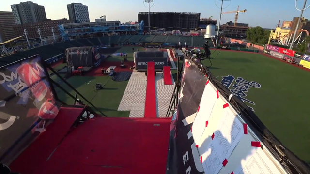 Bike Flip Off Huge Ramp From First Person POV