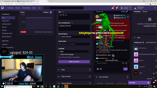 Mitch watches a hater's stream for true content