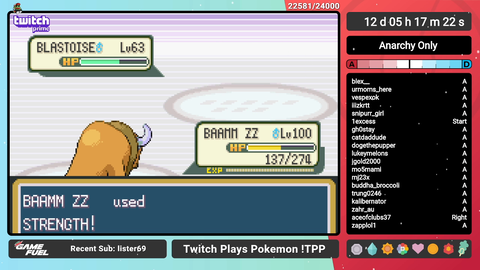Chat beats Mizkif's Twitch Plays Pokemon run