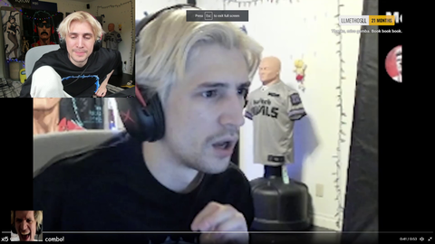 xQc message to Hasan's editor