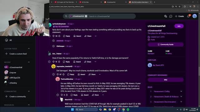 xQc compares selling out to stake to ads run per hr