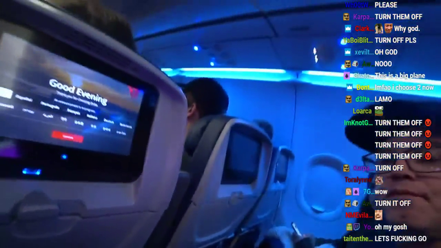 Streamer's TTS goes off on the plane