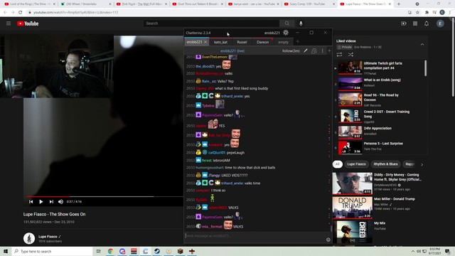 Erobb's liked vids