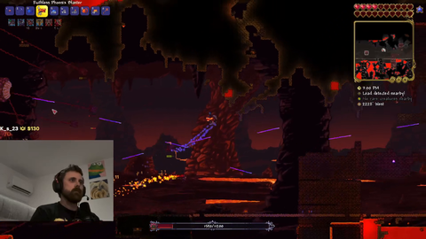 Forsen vs Wall of Flesh, breaks his chair