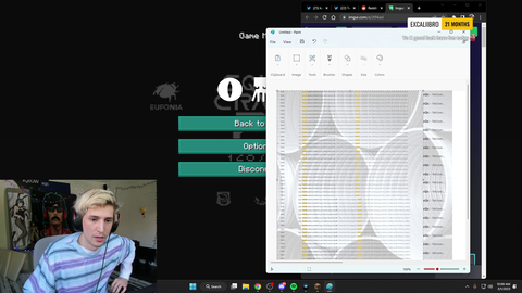 XQC shows how many reports he has in the past month