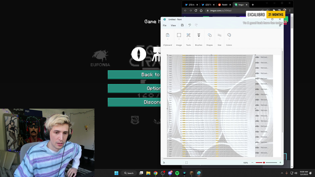 XQC shows how many reports he has in the past month