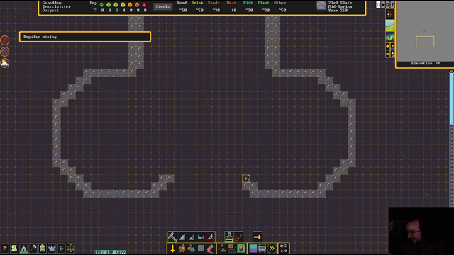 Balding streamer takes advantage of Dwarf Fortress's visual overhaul to create artistic masterpiece