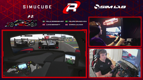 Max Verstappen overtakes 3 people at the start of Le Mans Virtual to take the lead