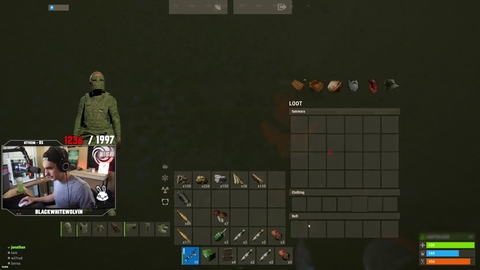 Streamer hears a crypto farm in a rust player's room