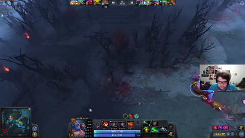 Dyrus - trolling a Dota player