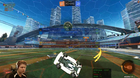Jessie gets double faked in overtime.