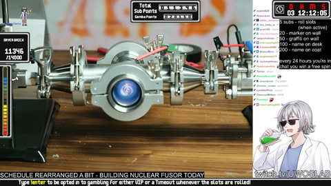 Twitch achieves nuclear fusion for the first time and promptly starts a electrical fire