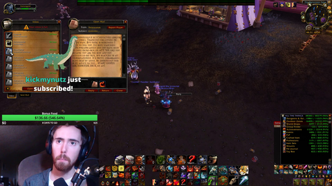 Asmongold gets mail