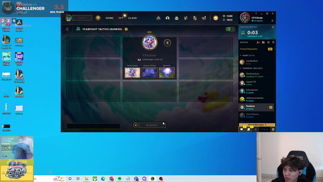 K3soju opens Mortdog's latest dev update for set 8 of TFT.