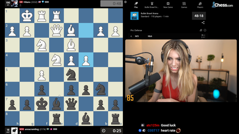 Anna unfortunately has to play against Hikaru
