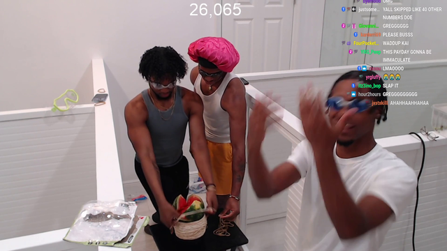 Yourrage blows up a watermelon