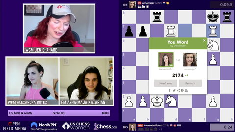 Chess girl shows feet