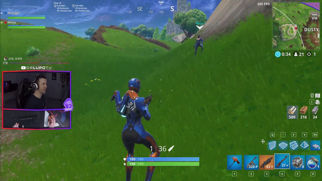 Ninja's wife moans, then he disconnects.