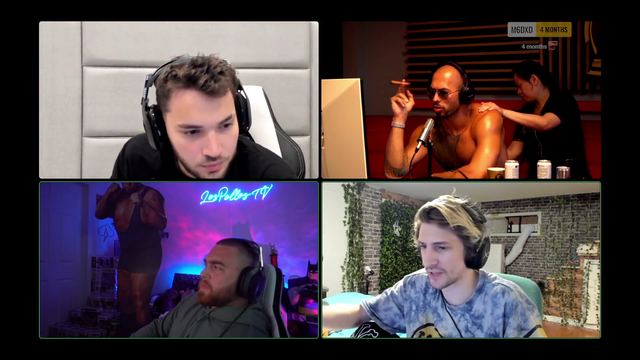xqc calling out another streamer regarding his takes about Andrew Tate