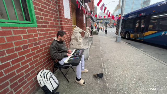 Homeless man finally gets a donation
