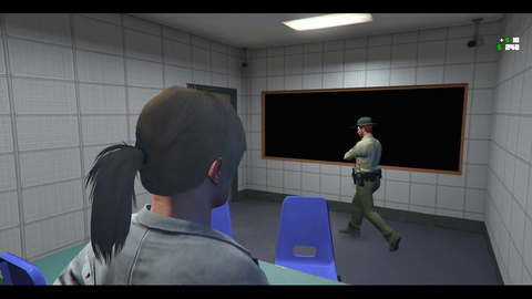The cop wasn't ready for this one.. (almost breaks RP)