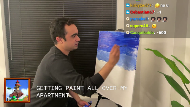 Painting stream goes off the rails