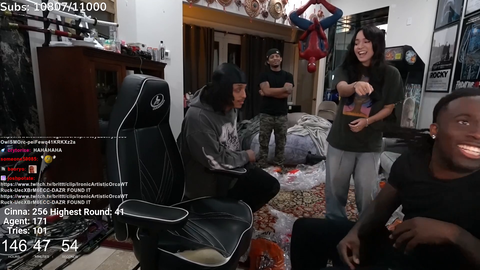 Kai Cenat asks Cinna's chat for the clip