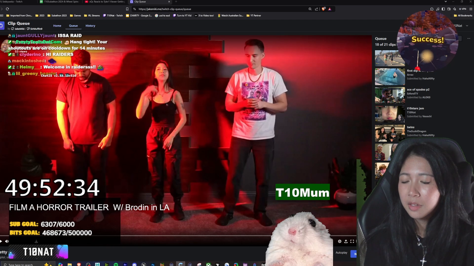 Mom welcomes raiders onto stream