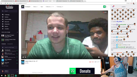 Tyler donates his brother $1k for his birthday