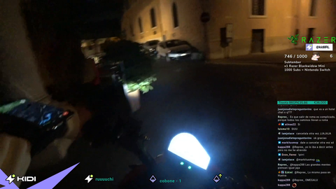 Kidi fell off motorbike