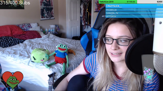 Katerino does another near perfect impression, this time of Tristana