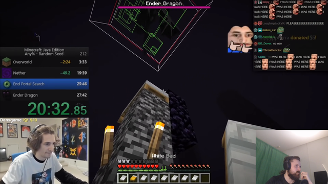 Forsen watches xqc's record