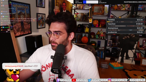 Hasan raises $50K for charity in 12 minutes