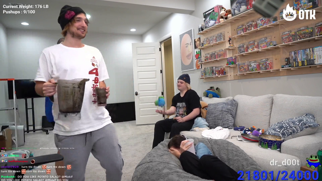 Mitch Jones exposes himself on stream