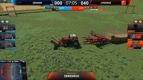 Insane plays in the $250,000 Farming Simulator League. LOOK AT ALL THAT STRAW!