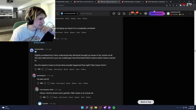 xQc spreads misinformation about Hasan potentially being at the party in Austin, despite him streaming Rust in LA on that day