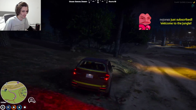 xQc just couldnt stop crashing