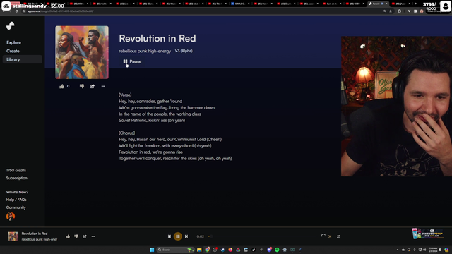 Hasan appears in Cyrs AI generated song